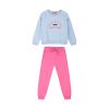 Fleece tracksuit set with print for girls