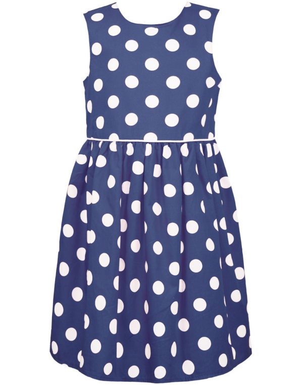 Polka dot dress for girls