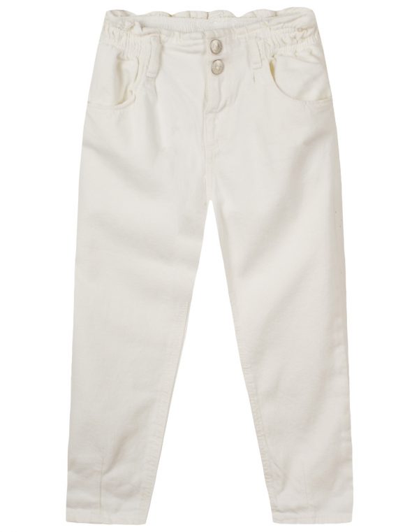 Trousers with buttons