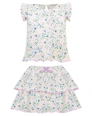 Jersey floral set