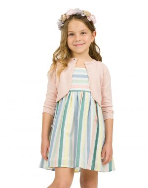 Striped dress for girls