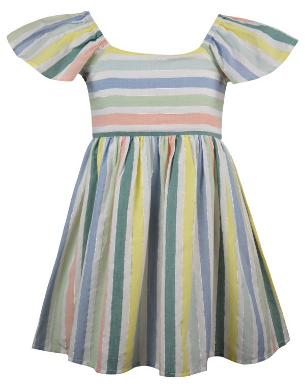 Striped dress for girls