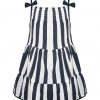 Striped jersey dress