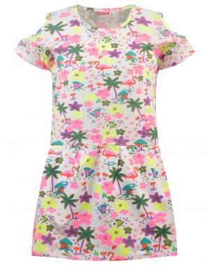 Printed dress for girls