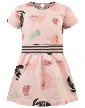 Printed dress for girls