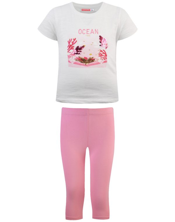 Jersey set print bottom sea