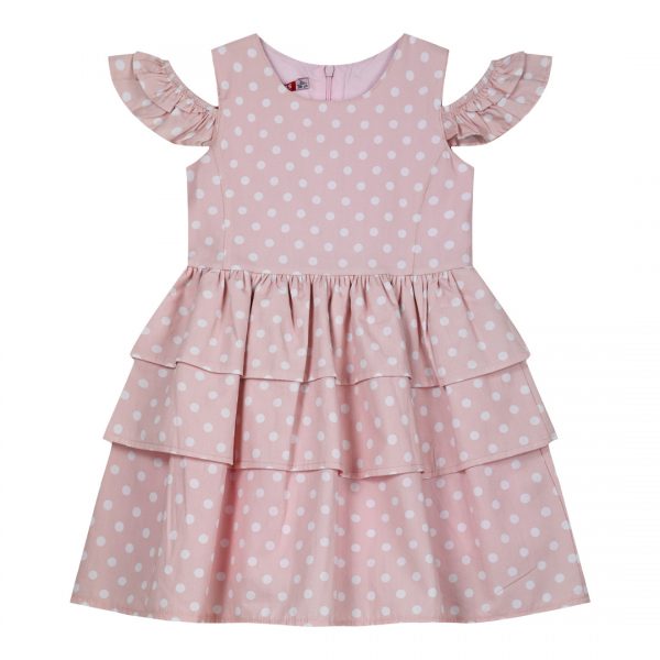 Girl΄s polka dot dress