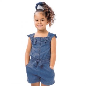 Girl΄s jean romper