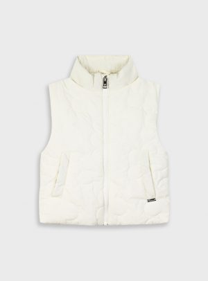 Sleeveless vest jacket for girls