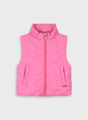 Sleeveless vest jacket for girls