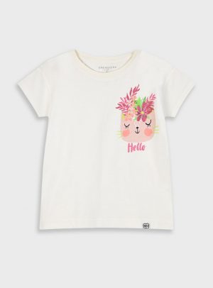 T-shirt with print for girls