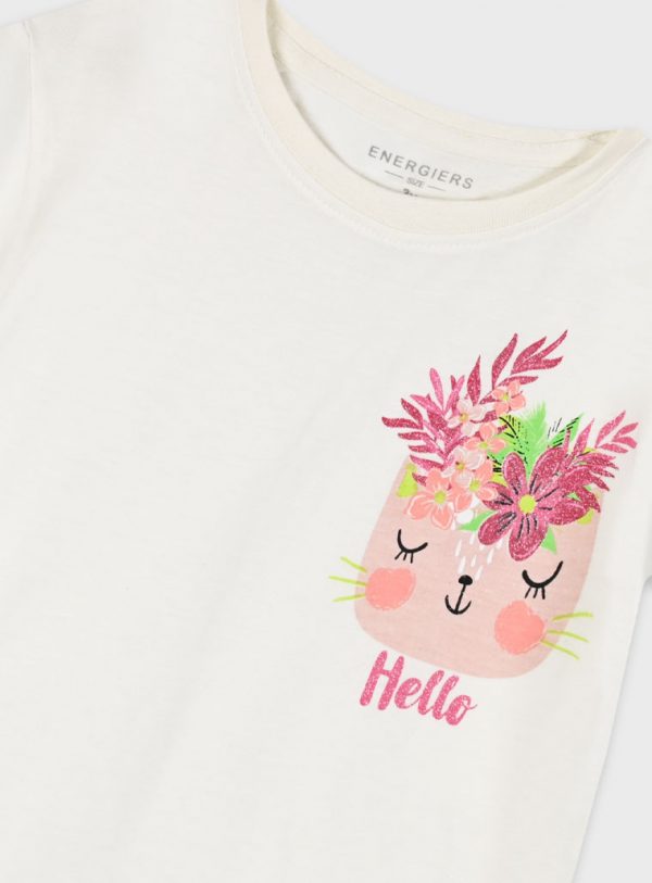 T-shirt with print for girls