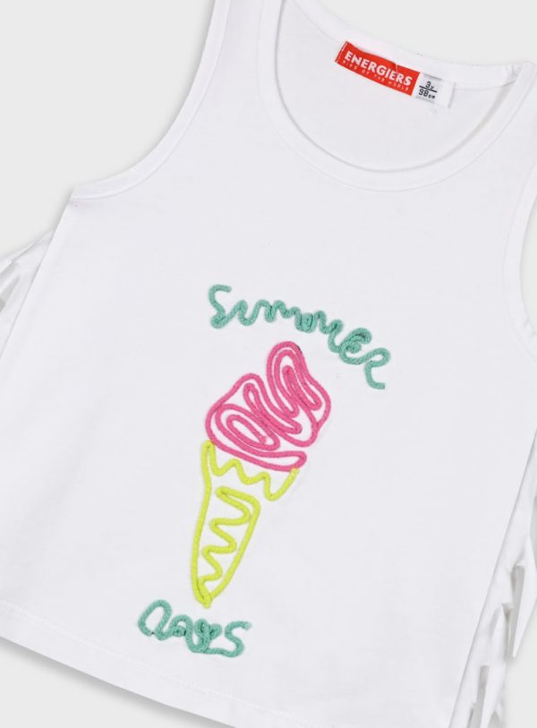 Tank top with print for girls