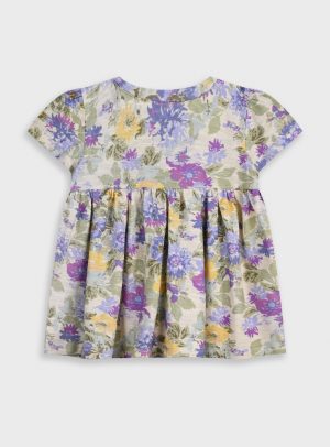 Floral t-shirt for girls