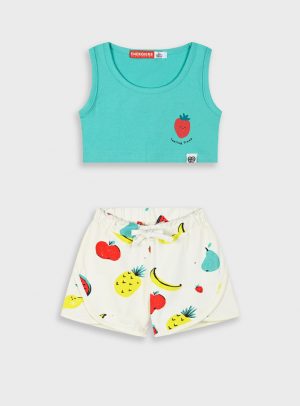 Set with print for girls