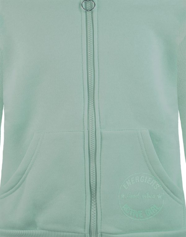 Fleece ζακέτα Energiers Basic Line με κουκούλα