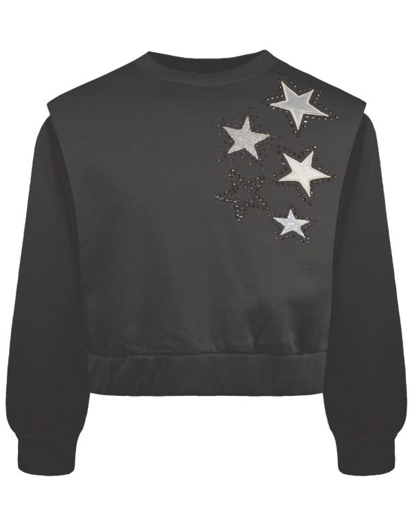 Fleece blouse with stars