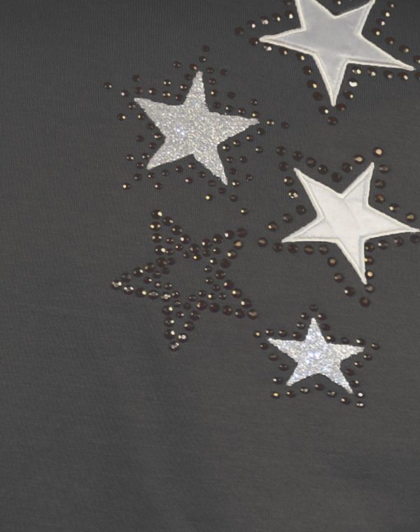 Fleece blouse with stars