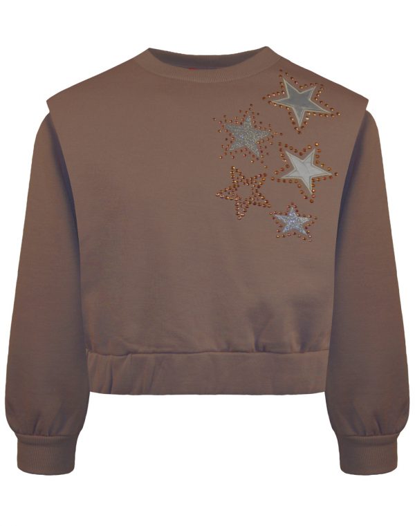 Fleece blouse with stars