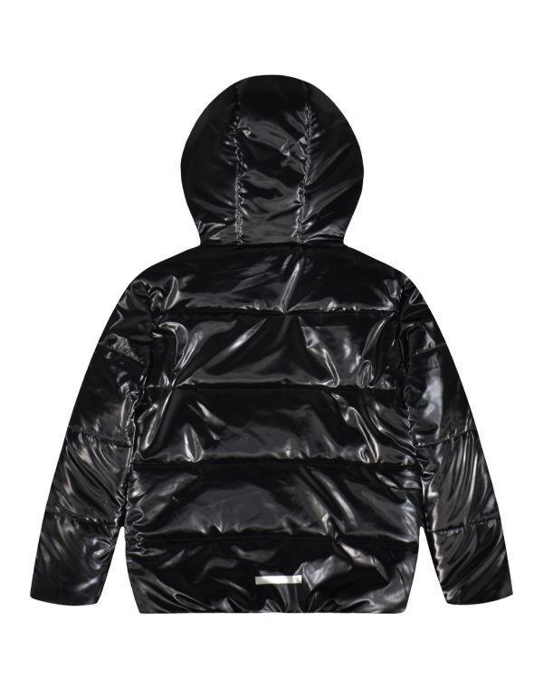 Girl΄s shiny quilted puffer jacket