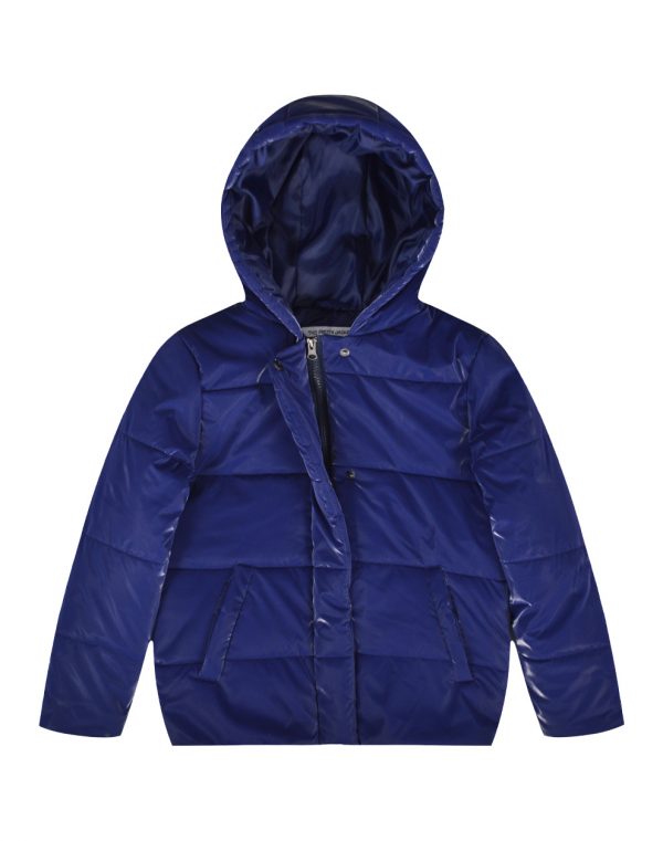 Girl΄s shiny quilted puffer jacket