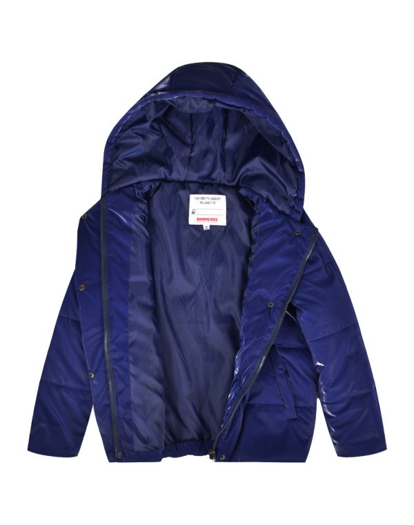 Girl΄s shiny quilted puffer jacket