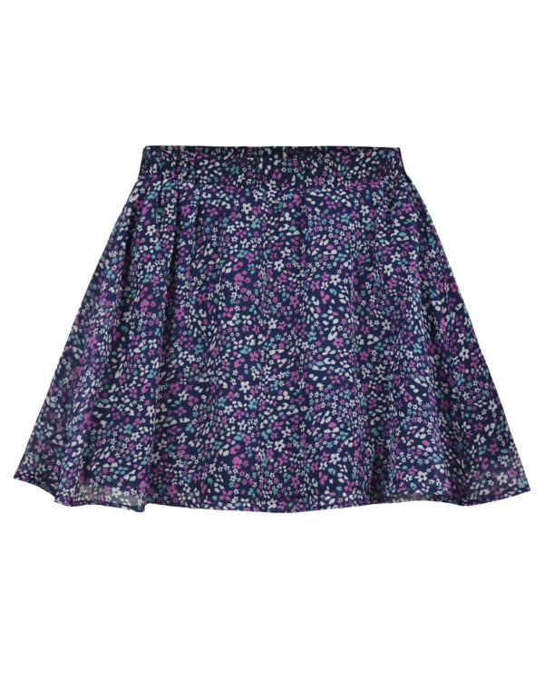 Girl΄s all over floral print skirt