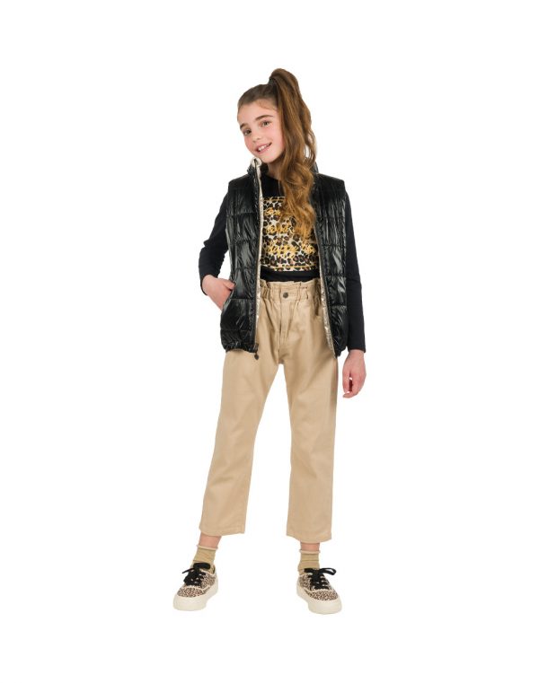 Girl΄s elastic paperbag pants