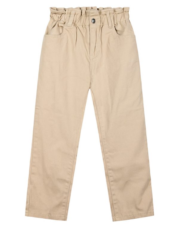 Girl΄s elastic paperbag pants