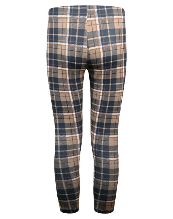 Girl΄s long checkered leggings