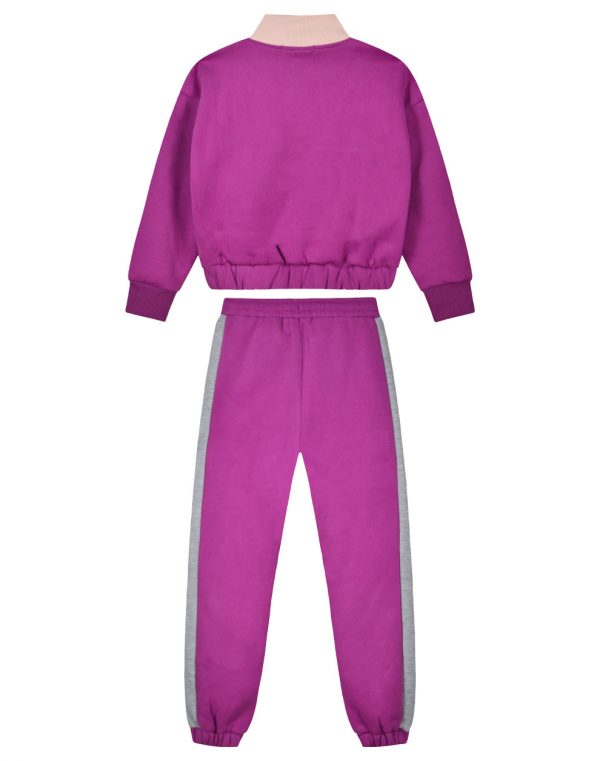 Girl΄s fleece set blouse and sweatpants