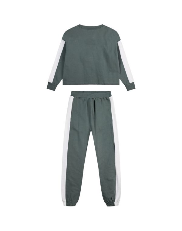 Girl΄s fleece two-coloured set