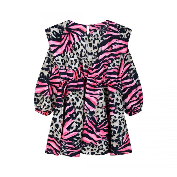 Animla print dress for girls