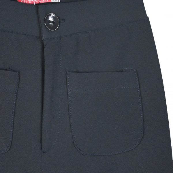 Pants with two pockets on front for girls