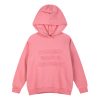 Fleece hoodie with embossed print for girls