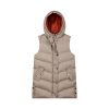 Sleeveless vest jacket for girls