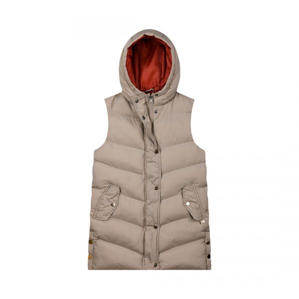 Sleeveless vest jacket for girls