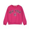 Fleece sweatshirt with print for girls