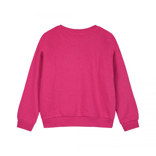 Fleece sweatshirt with print for girls