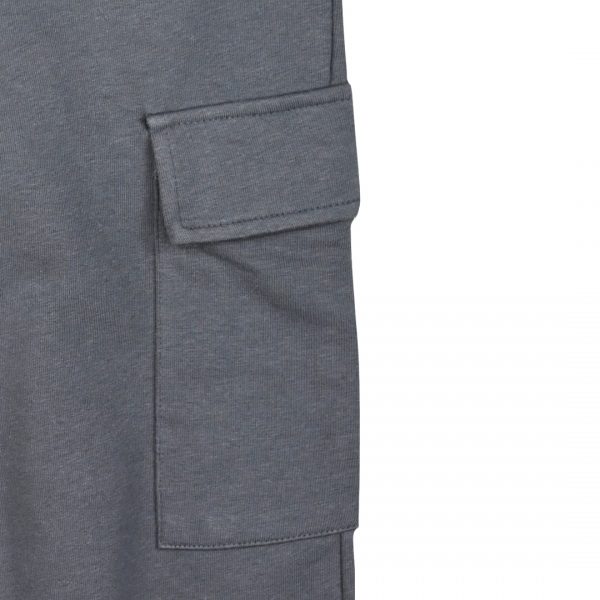 Fleece cargo sweatpants for girls