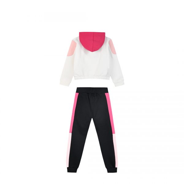 Fleece tracksuit set for girls