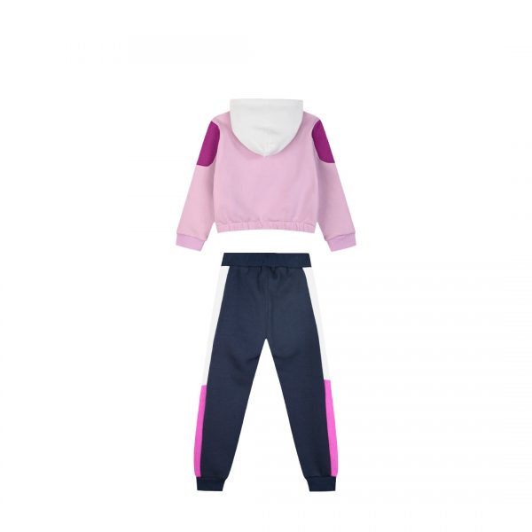 Fleece tracksuit set for girls