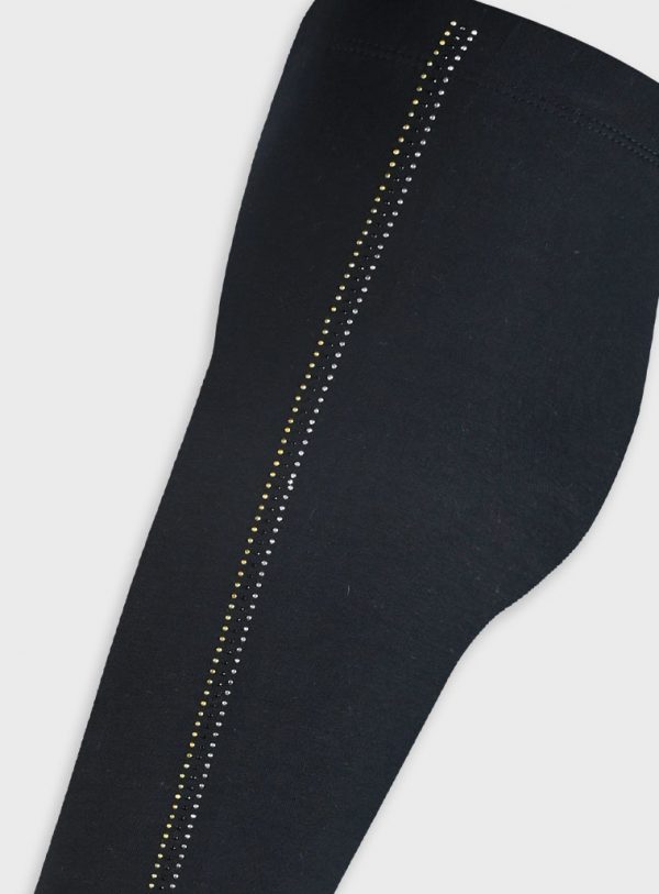 Leggings with rhinestones for girls