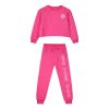 Fleece tracksuit set with print for girls