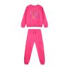 Fleece tracksuit set with print for girls