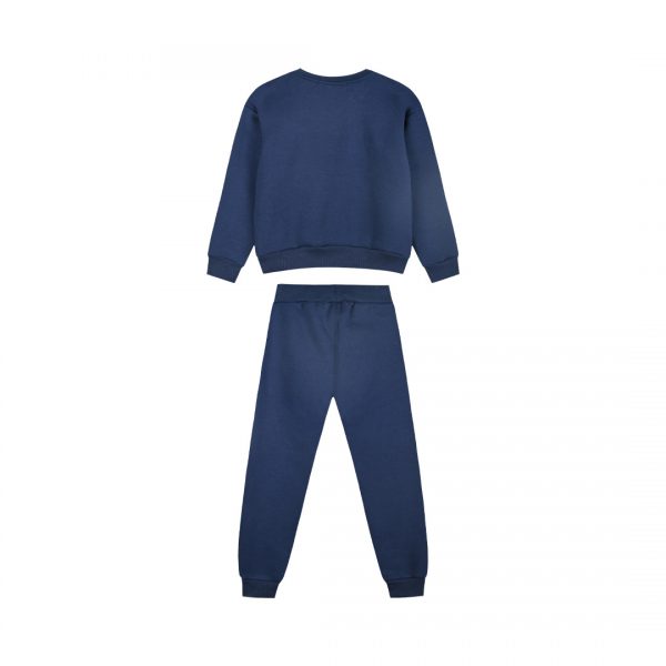 Fleece tracksuit set with print for girls