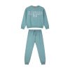 Fleece tracksuit set with print for girls