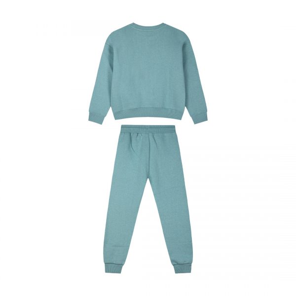 Fleece tracksuit set with print for girls