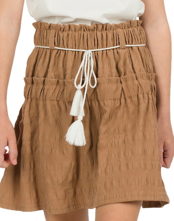 Skirt with cord