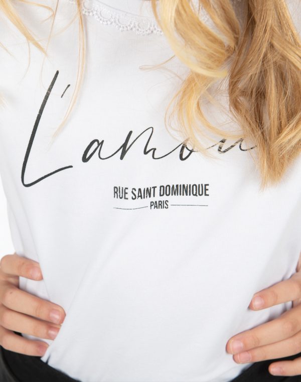 Blouse print L' amour